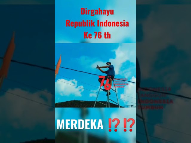 #Shorts Dirgahayu Negeri ku Republik Indonesia || HUT RI ke 76 #ShortsVideo #armankepoofficial class=