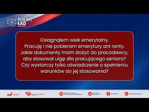 Eksperci odpowiadają na pytania o #PolskiŁad – PIT-0 dla pracującego seniora