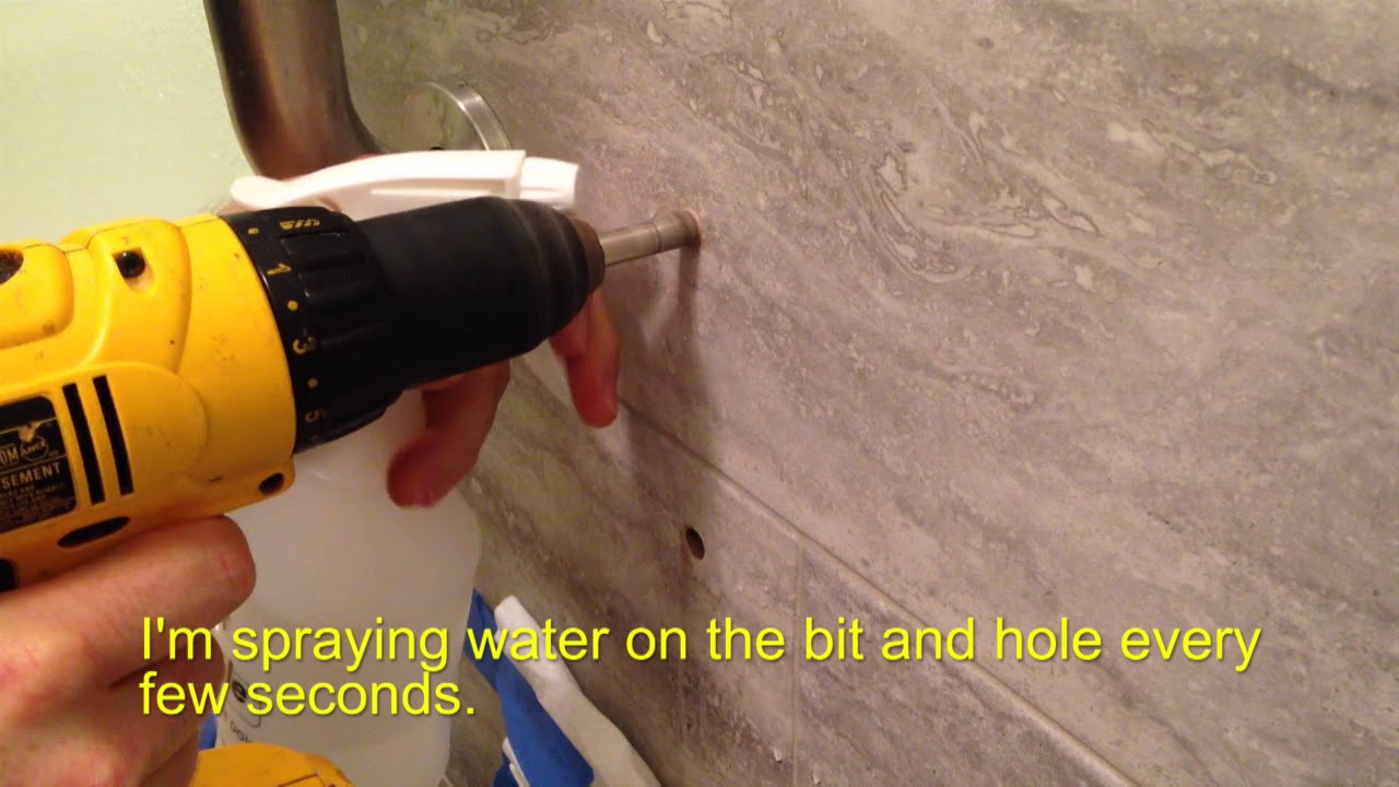 Drilling porcelain tile that's on your wall YouTube