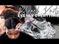 New method 2020, POPCORN🍿 KNOTS | Bleach lace knots evenly 4 beginners EVERYTIME!! | divaswigs