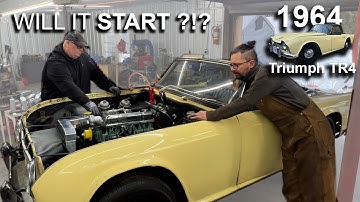 1964 TR4 - Part 21 - Will She Start ?!?!