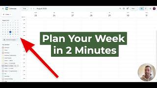 Quickest Way to Plan Your Week with Google Calendar