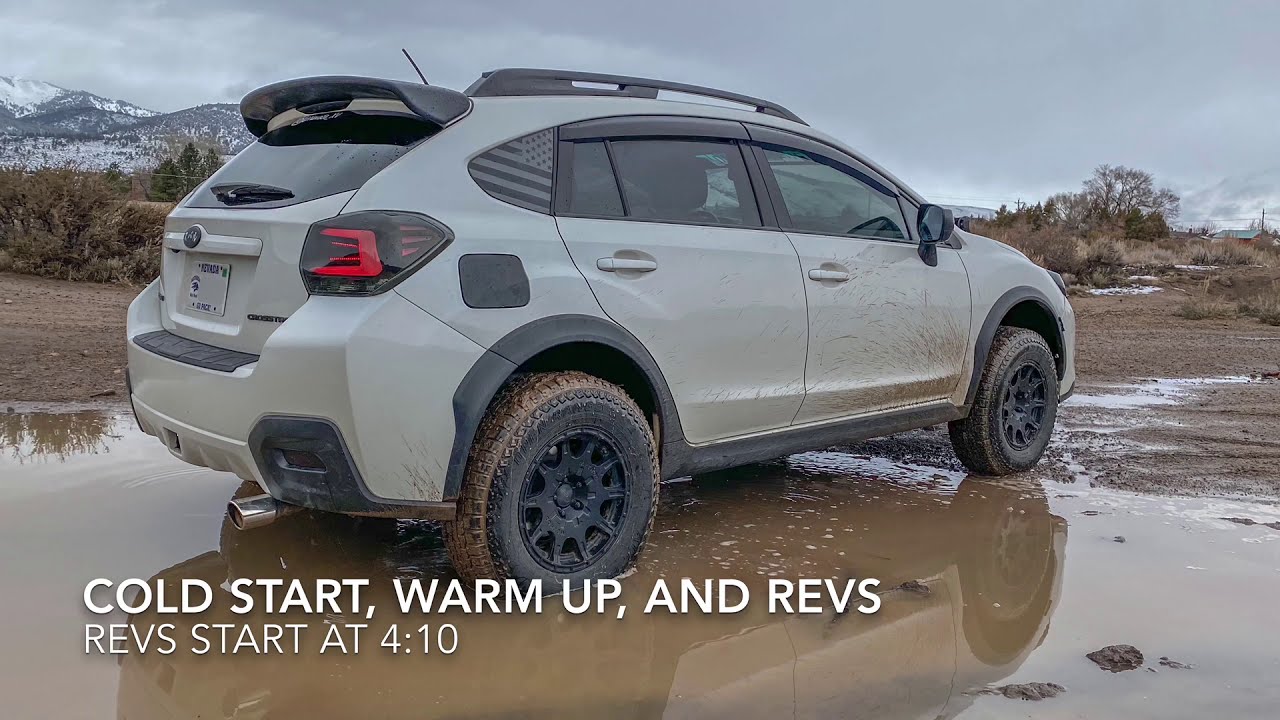 2014 Subaru Crosstrek Borla Axleback Exhaust YouTube