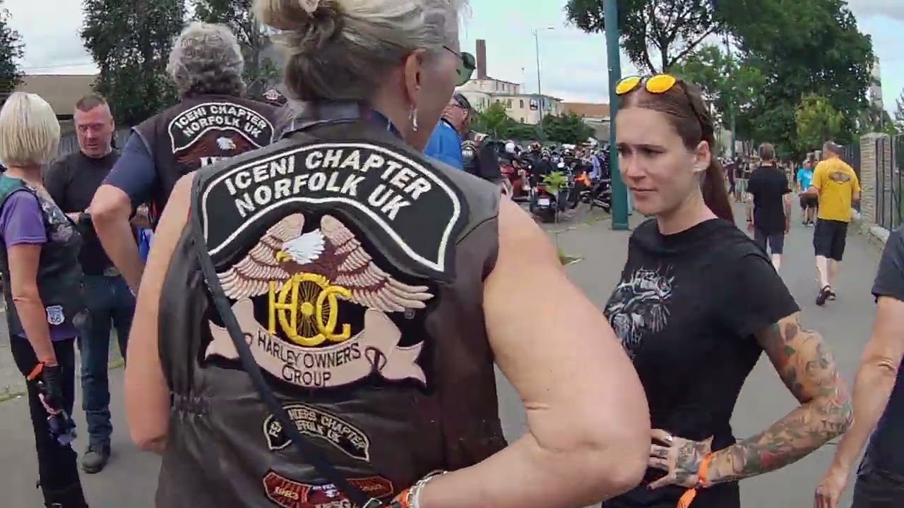 Motorbike Parade at Harley-Davidson's 120th Anniversary Festival in Budapest - June 2023 - WalkinGo