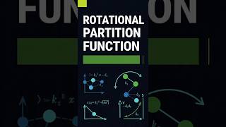 Rotational Partition Function Explained in Easy Way | Statistical Thermodynamics | Chemistry Lecture