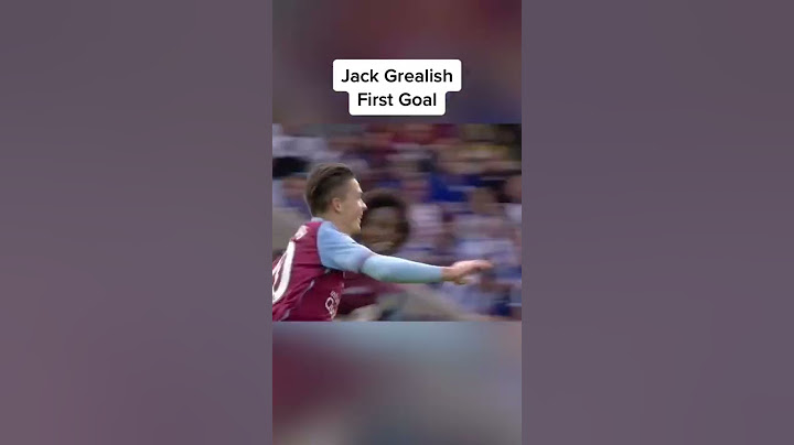 Jack Grealish scores his first goal
