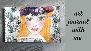 Art Journal With Me Create A Page Miss Bee