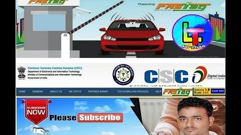 FASTAG Service CSC PORTAL LIVE NOW IN HINDI FULL PROSSES