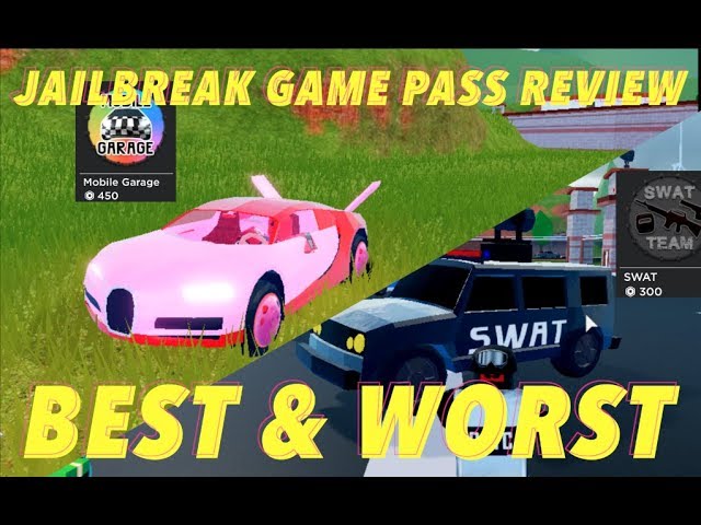 Worst Best Game Pass Rating Roblox Jailbreak Youtube - new game passes jailbreak simulator roblox