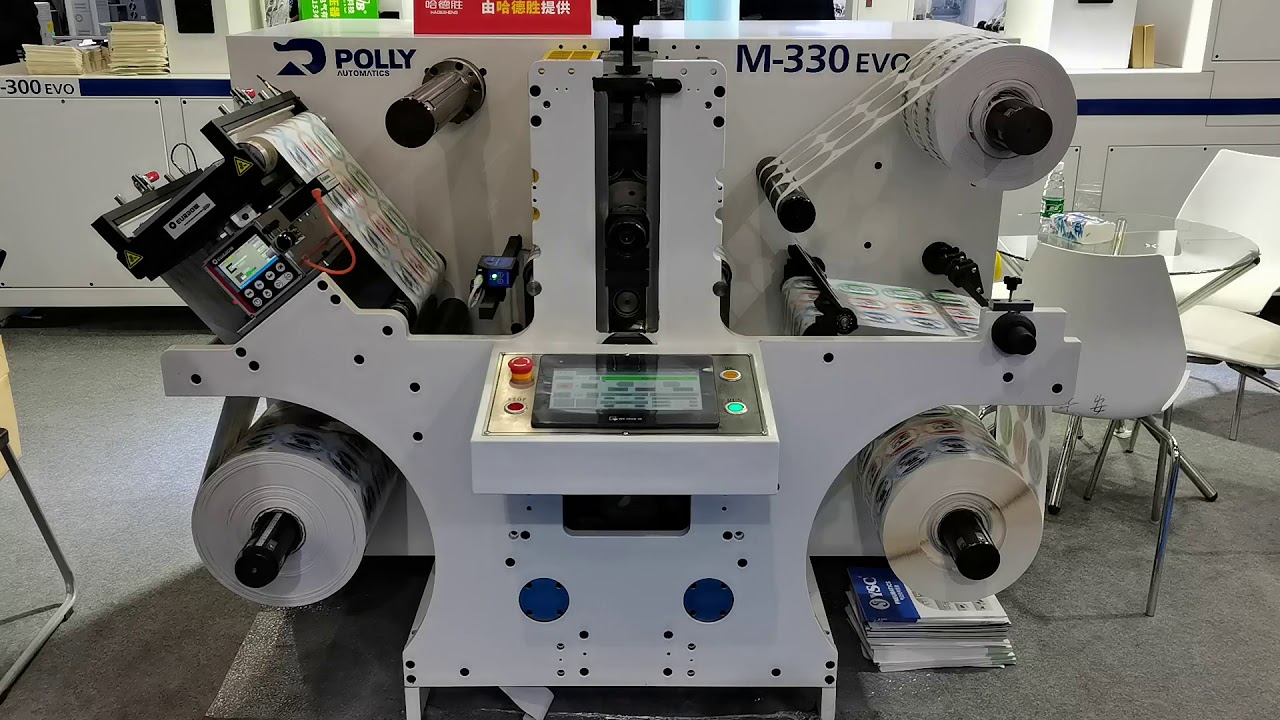Affordable label highspeed compact semirotary diecutting machine