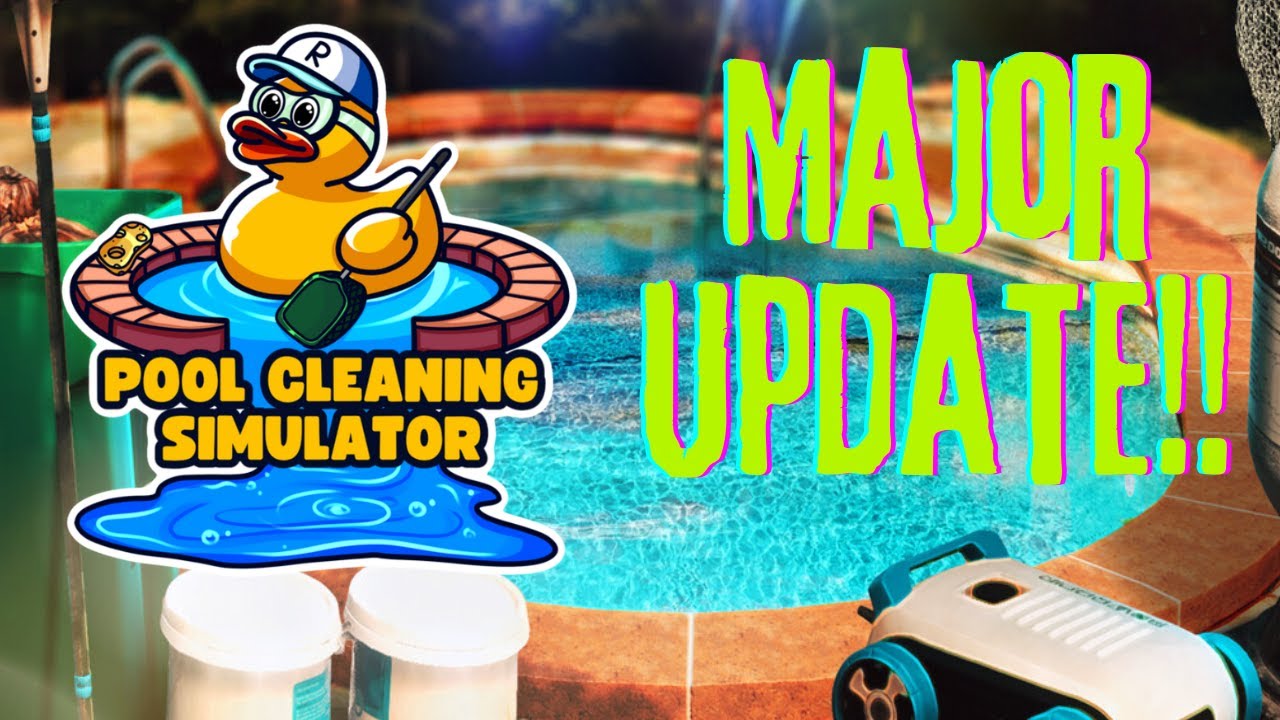Pool Cleaning Simulator Major Update!!! Who Let the Dogs Out??