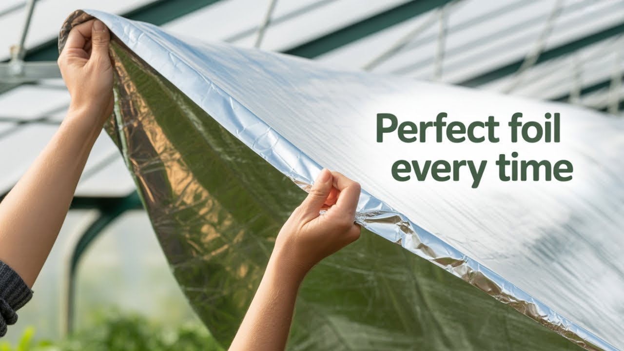 How to stretch the foil on the vegetable solar panel❓Installation