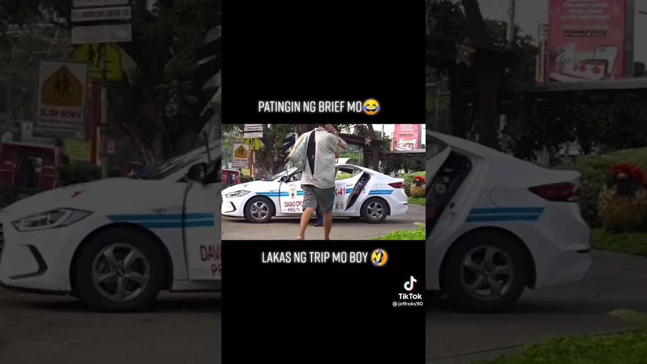 nag panggap pulubi na prank ang pulis mobile ng Durian of Davao City  