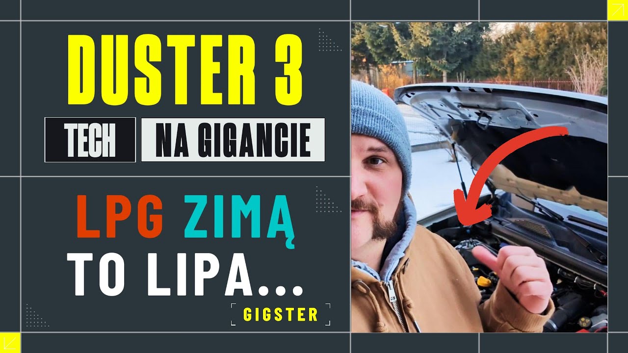 -12°C, czyli LPG w Dacia Duster 3 ZIMĄ potrafi ZASKOCZYĆ. Spalanie, nagrzewanie silnika i PROBLEMY.