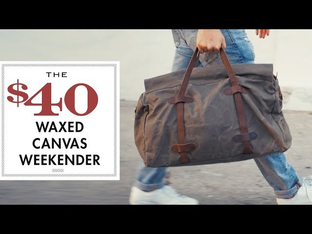 Polare 23” Waterproof Travel Duffel Bag Waxed Canvas