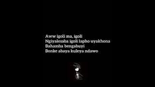 Ubambo lwami lyrics_Umdumazi ft mjolisi.