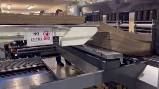 corrugated cardboard pre-feeder machine