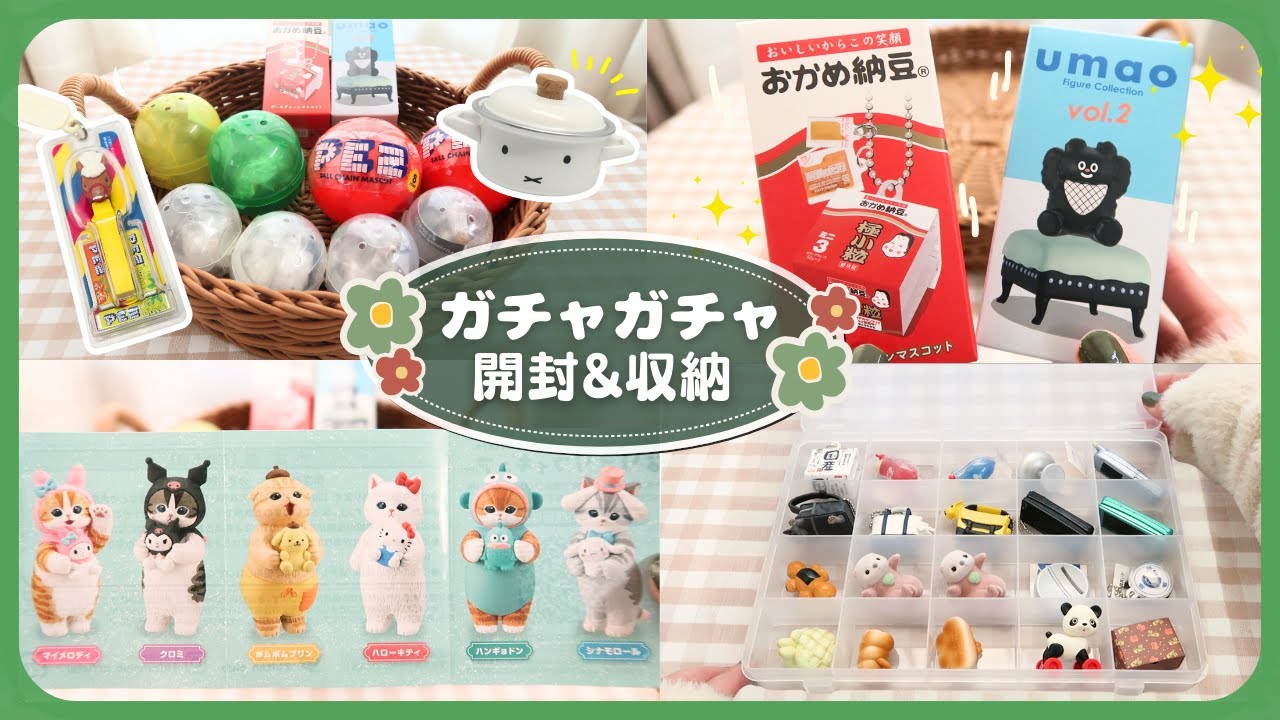 ガチャガチャ〕開封&収納｜クオリティ高すぎのおすすめガチャ