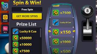 8 Ball Pool Reward Today  Free Cue + Free Scratchers + Free Coins + Free Spins || 12 Th October 2018 screenshot 5