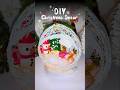 DIY Thread ball Christmas Decor ❄️☃️⭐ #christmas #shorts #craft #diycrafts #shortsviral