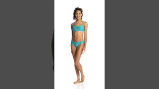 Nike Womens Rush Heather Keyhole Sport Bikini Top Swimoutlet