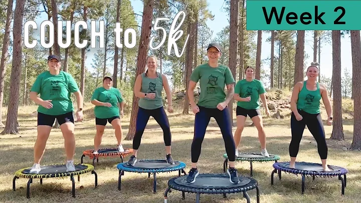 Rebounder Workout Couch To 5K | Week Two | 10 Minute Trampoline Workout Beginner 120bpm thumbnail