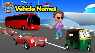 Learn Mode of transportation with Jolly & Other Learning Video for Kids | #thekidsshowenglish