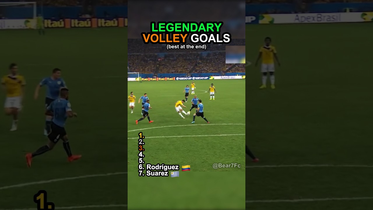 Legendary Volley Goals⚽️🔥 #football #footballshorts #footballgoalstop10 #soccer #premierleague