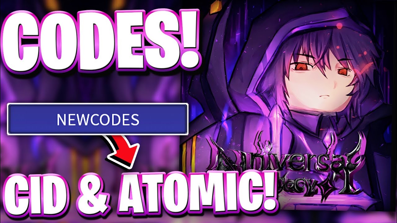 ⚛️*ATOMIC UPD* Все новейшие коды обновления CID для Universal Piece! Коды Universal Piece для Roblox