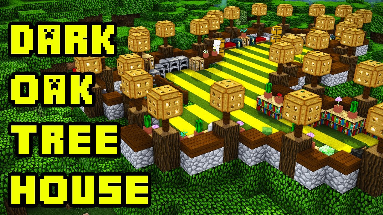 Minecraft Survival Tree House Tutorial (How to Build Ideas) - YouTube