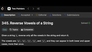 Reverse Vowels of a String | Simple solution | LeetCode 345 | Golang