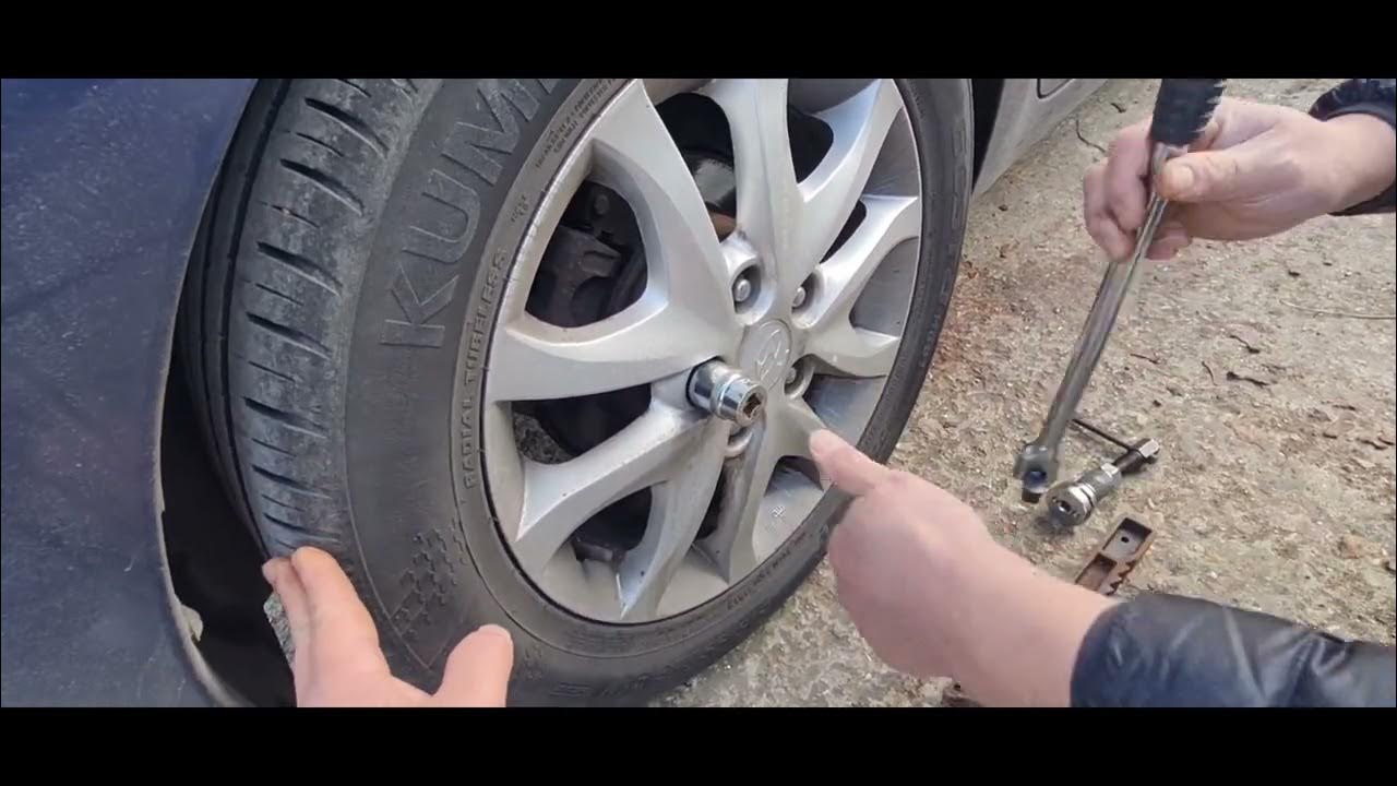 Lost your Wheel Lock Key ??? How to remove a Wheel without a Key