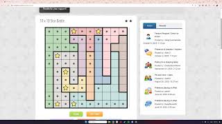 Day 190 of 10x10 Star Battle Puzzles screenshot 4