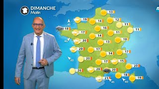 Météo du Dimanche 7 Septembre 2025 : Chaude journée d'été avant les orages.