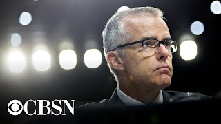 Former FBI Deputy Director Andrew McCabe testifies before Senate Judiciary Committee