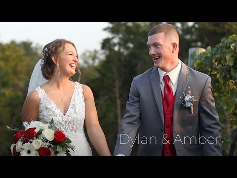 Vineyard wedding on a bluff overlooking the Mississippi River Valley A Pointe D'Vine Wedding Video