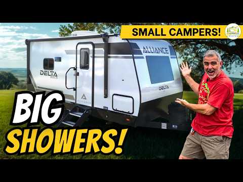 🚿 2 Small Travel Trailers With Surprisingly Big Bathrooms and Showers