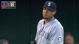 Felix sets the Mariners' all-time K record