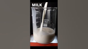 Denaturing Milk with Acid! #experiment #MILK #aceticacid