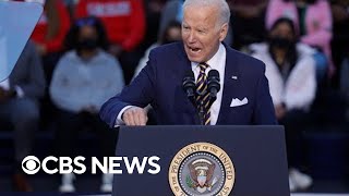 President Biden holding news conference as approval rating down