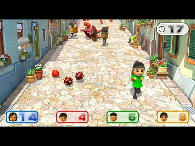 Wii PartyU ひろってアップル（Pick Up Apples）OHD0599 - YouTube