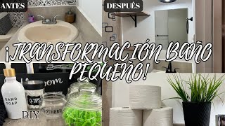 ✅TRANSFORMACIÓN Y DECORACIÓN BAÑO PEQUEÑO 2023//🫧DIY BAÑO🧴