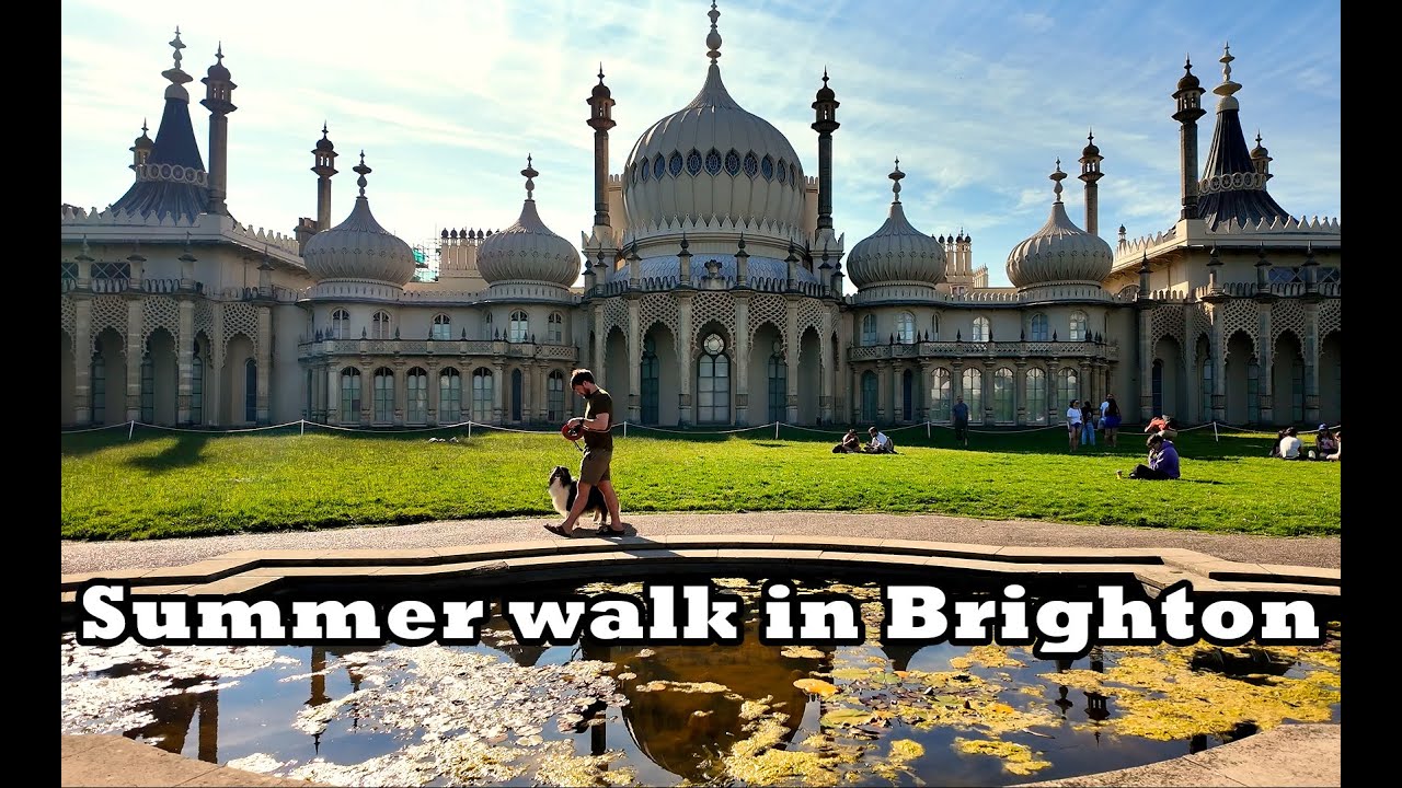 A Vibrant Travel destination Brighton in a Sunny Summer Day 🌞 [4K ...