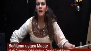 guessous majda mária in the turkish news ntv