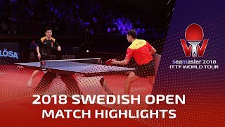 Fan Zhendong vs Xu Xin I 2018 ITTF Swedish Open Highlights (Final)