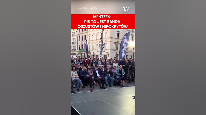 Mentzen: PiS to banda oszustów i hipokrytów