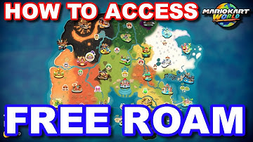 Mario Kart World - How To Access Free Roam Mode In 2 Different Ways