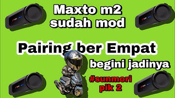 maxto m2 mod pairing berempat sesama maxto m2 mod begini jadinya.