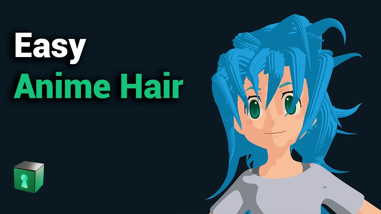 KAMI Manga/Anime Hair Add-on for Blender