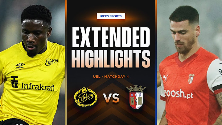 IF Elfsborg vs. Braga: Extended Highlights | UEL League Phase MD 4 | CBS Sports Golazo